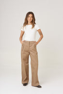 PANTALON WIDE GABARDINA